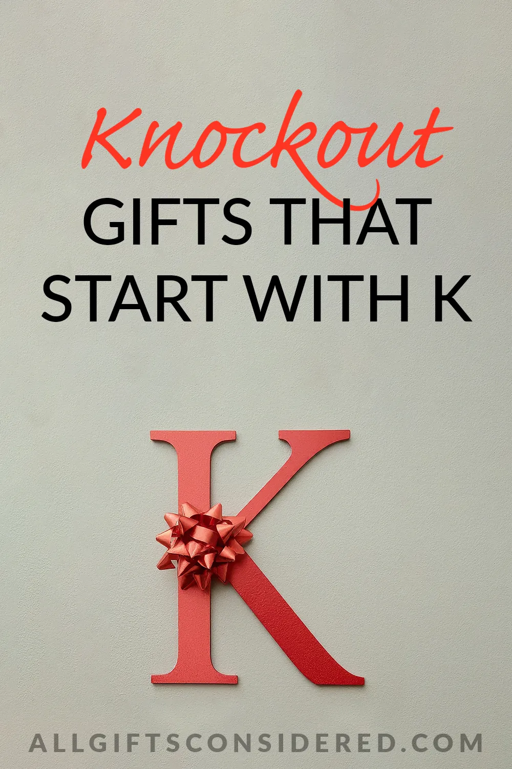 Kicking Off: A Kaleidoscope of Things That Start With K